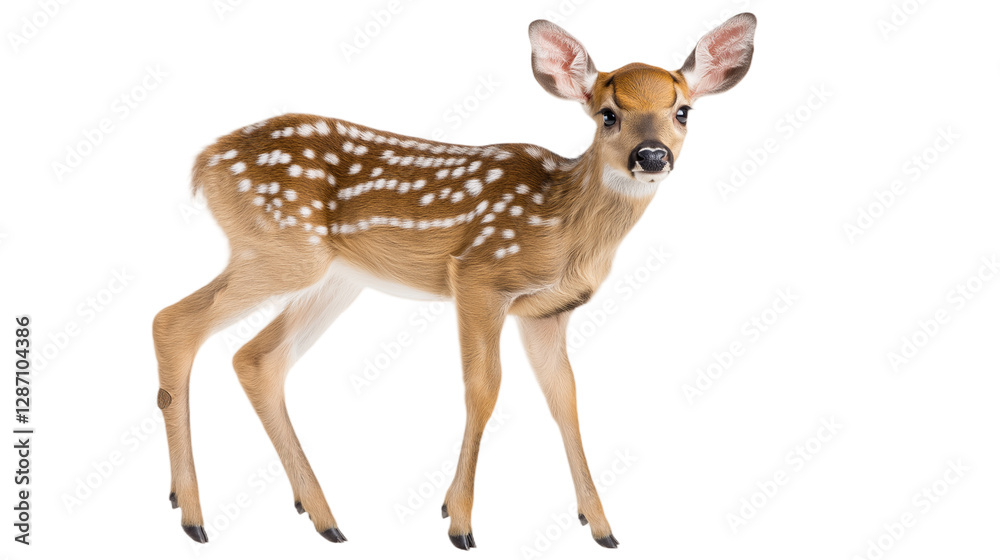 Naklejka premium roe deer isolated on white background , transparent png