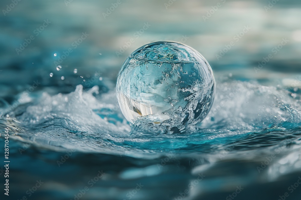 Crystal Globe Water Drop Ocean Blue Teal Nature Serenity Tranquil Peaceful Calm Relaxing Summer Splash Liquid Refreshing Clean Pure Aqua Turquoise Crystal Globe Water Drop Ocean Blue Teal Nature Serenity Tranquil Peaceful Calm Relaxing Summer Splash Liquid Refreshing Clean Pure Aqua Turquoise