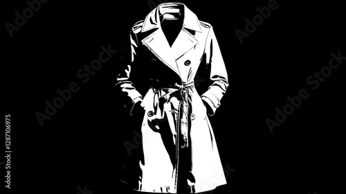 Cream Trench Coat: Elegant Fashionable Style