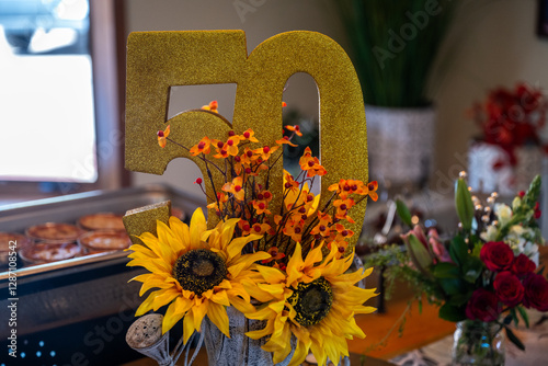 50th Birthday or Anniversary Sign