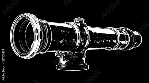 Vintage Telescope - Antique Astronomical Instrument