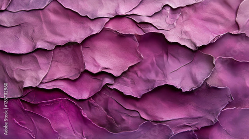 Wallpaper Mural Rumpled purple foil texture with varied folds for background design Torontodigital.ca