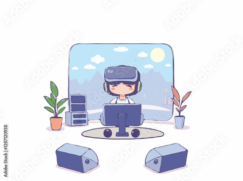 Immersive VR Simulation Environment Design