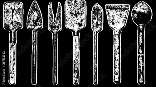 Vintage Gardening Tools - Rustic and Durable