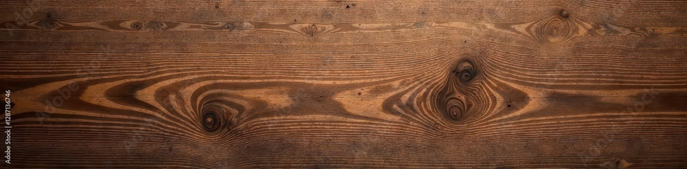 Rich brown wood grain, knots, and natural texture, surface, wood Rich brown wood grain, knots, and natural texture, surface, wood