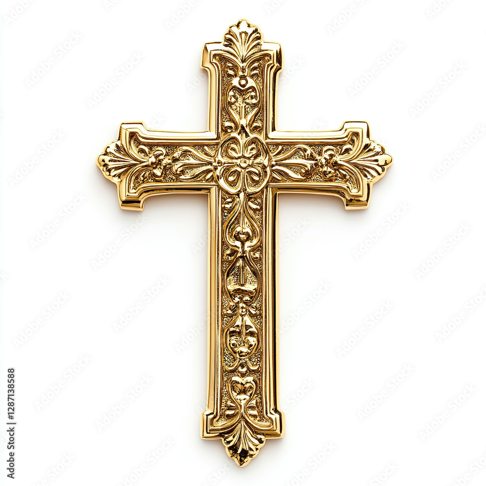 cross, christian cross, religious cross, gold cross on white background cross, christian cross, religious cross, gold cross on white background