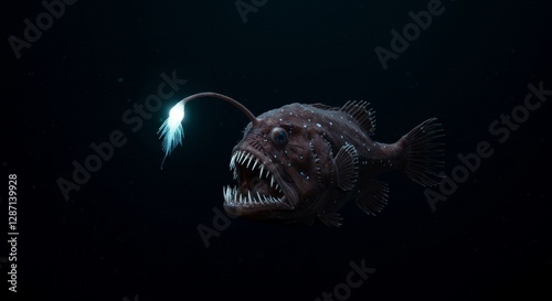 angler fish underwater