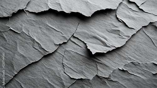 Wallpaper Mural Abstract texture of thick ribbed grey paper with dark grooves for backgrounds and designs Torontodigital.ca