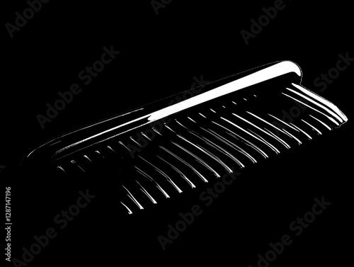 Sleek Black Hair Comb: A Premium Styling Tool