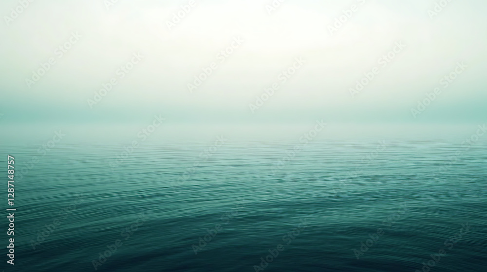 Obraz premium A calm body of water with a light blue color
