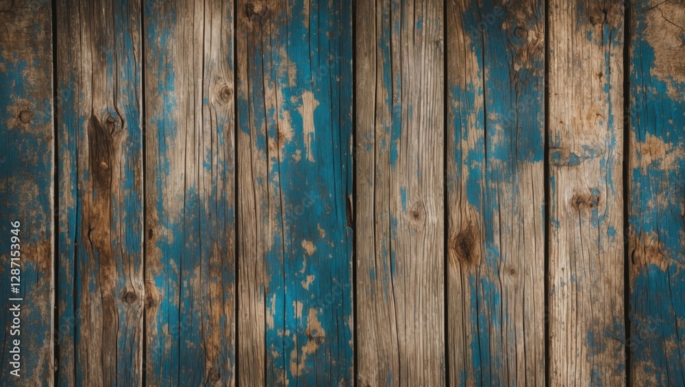 Weathered blue and brown wooden texture with rustic charm ideal for design, fashion, and abstract backgrounds in creative projects. Weathered blue and brown wooden texture with rustic charm ideal for design, fashion, and abstract backgrounds in creative projects.