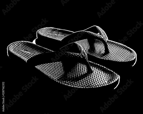 Stylish Black Flip Flops for Summer