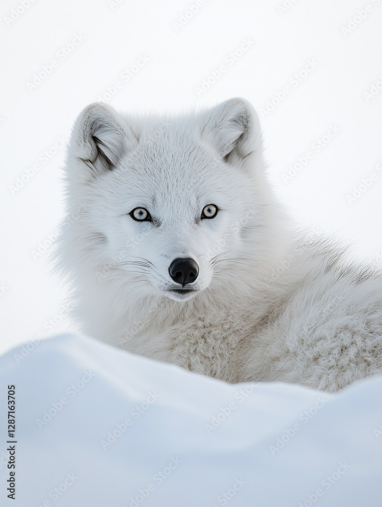 Arctic wolf isolated on a white or white background , animal. Arctic wolf isolated on a white or white background , animal.