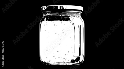 Honey Jar Illustration
