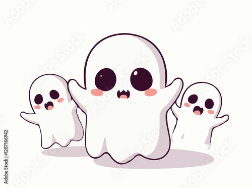 Creepy Ghostly Shadows Design Element