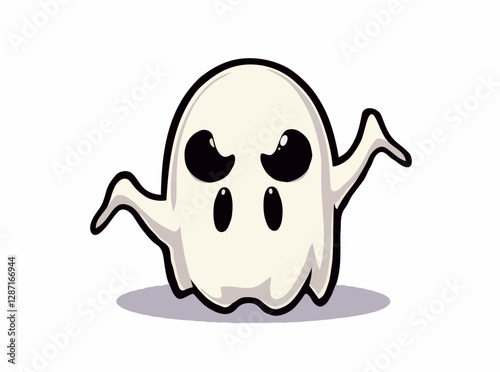 Creepy Ghostly Shadows Design Element
