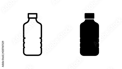 Bottle icon vector. bottle sign and symbol