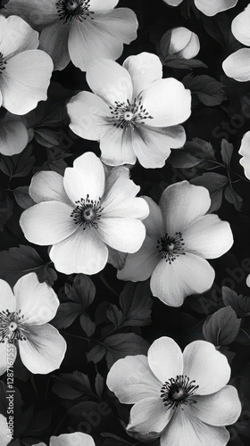 All Over Flower Pattern Digital Print Design watercolor traditional flower pattern Abstract background pattern