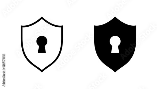 Security icon vector. protection sign and symbol. privacy. vpn
