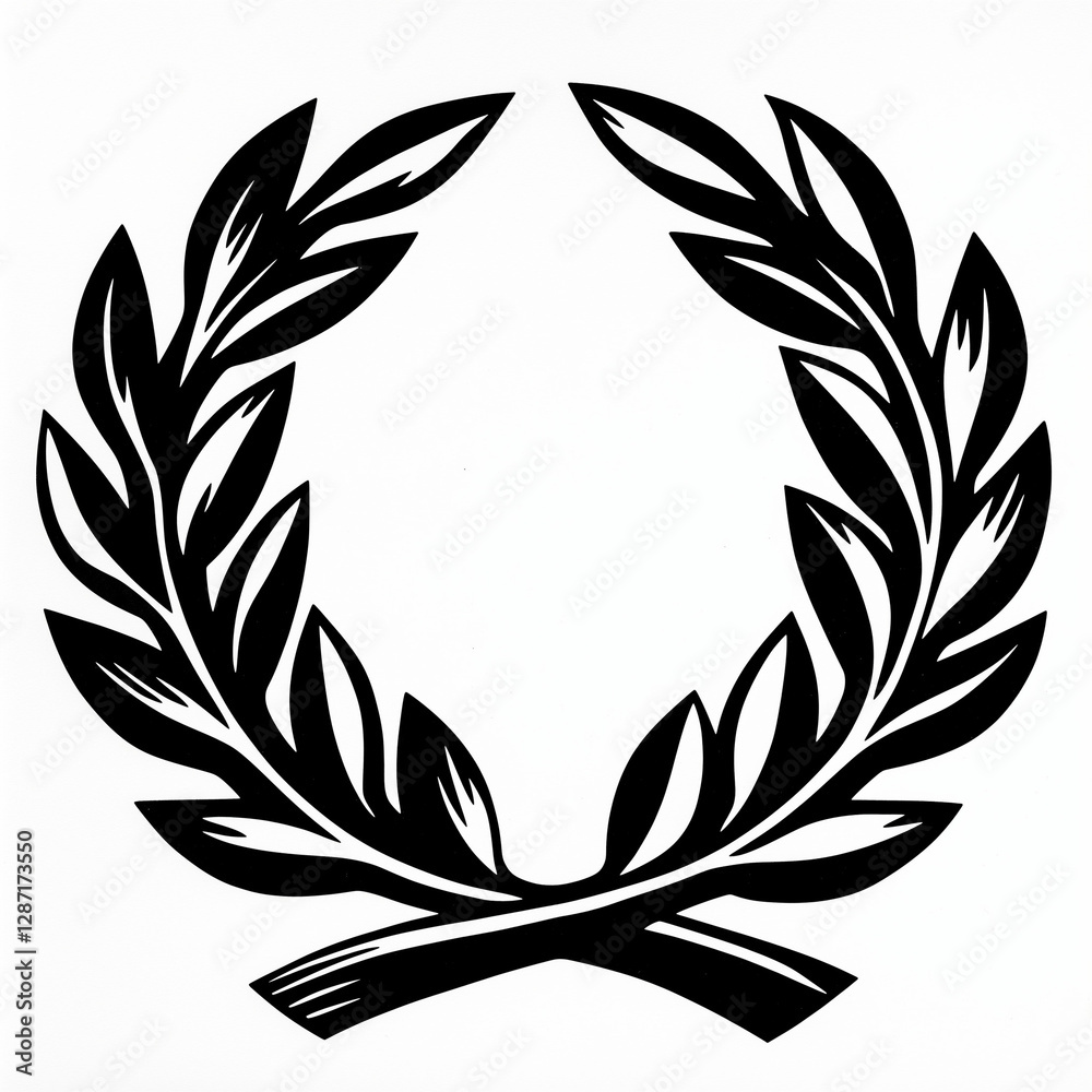 golden laurel wreath