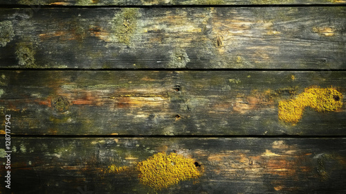 Wallpaper Mural Rustic wooden texture with moss and soft light for natural background design Torontodigital.ca