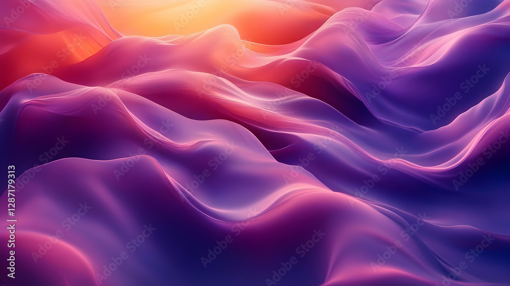 Obraz premium Abstract Colorful Gradient Design With Flowing Texture