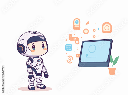 Wallpaper Mural Artificial Intelligence Concept in Modern Design Torontodigital.ca