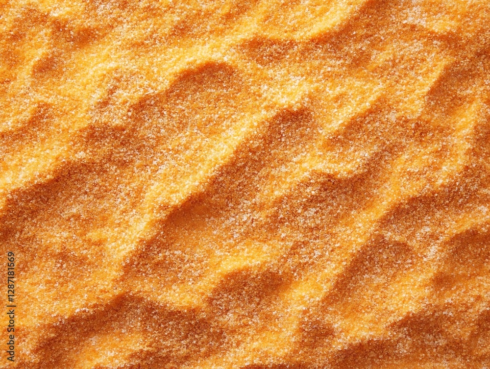 Granulated Sugar Texture: Close-up View Granulated Sugar Texture: Close-up View