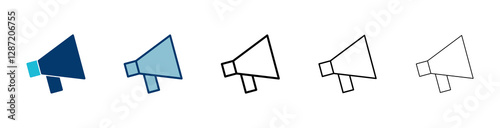 Megaphone icon vector isolated on white background. Loudspeaker icon vector. Volume icon