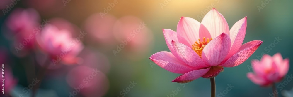 Soft petals blending with the surrounding environment, abstract, gentle Soft petals blending with the surrounding environment, abstract, gentle