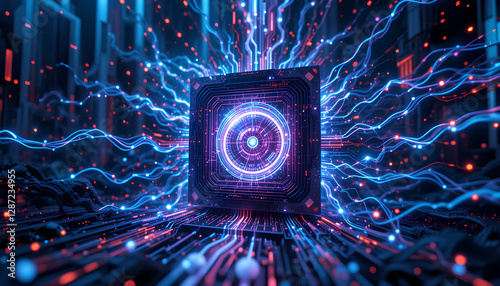 Quantum Computing Core Surrounded by Dynamic Electric Energy Plasmas