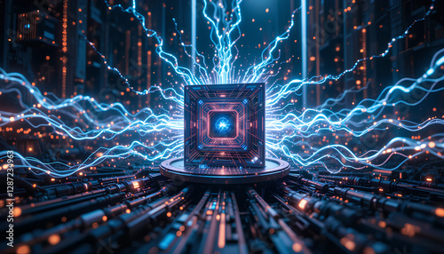 Quantum Computing Core Surrounded by Dynamic Electric Energy Plasmas