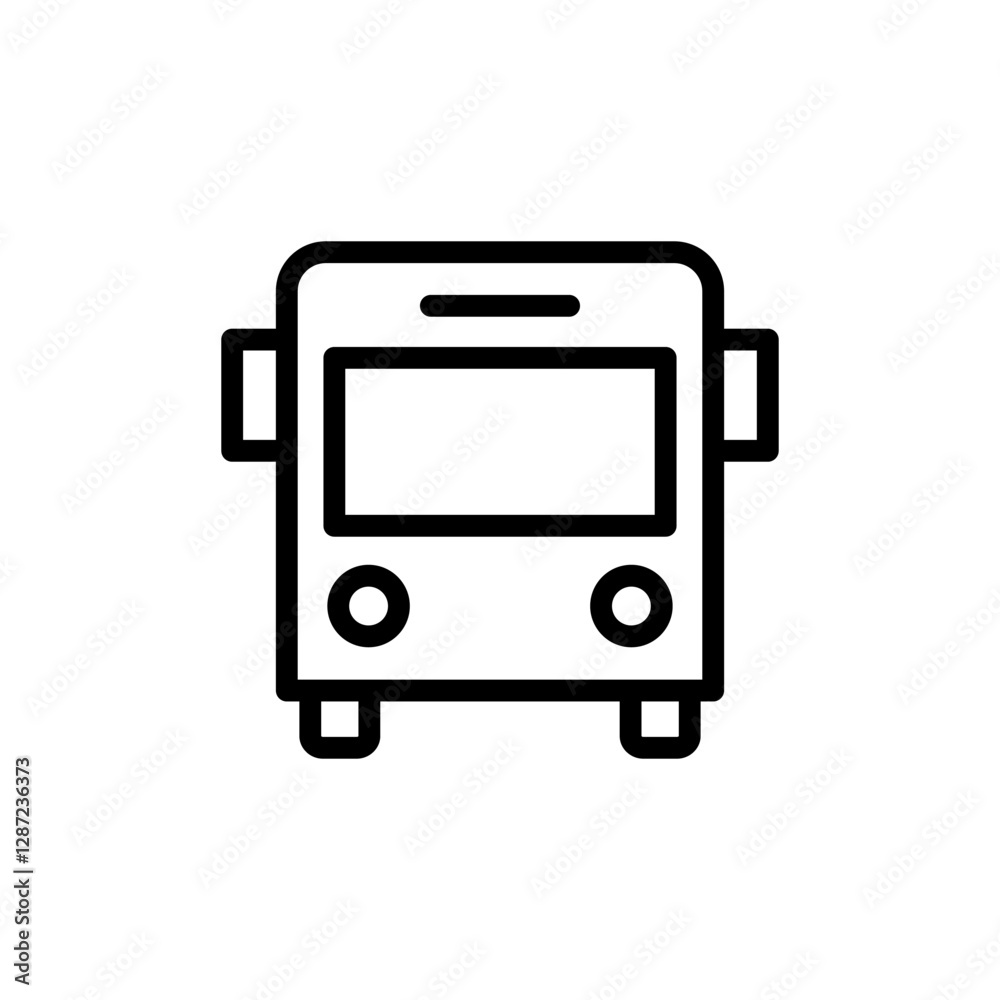 Bus icon vector illustration. bus sign and symbol. transport symbol Bus icon vector illustration. bus sign and symbol. transport symbol