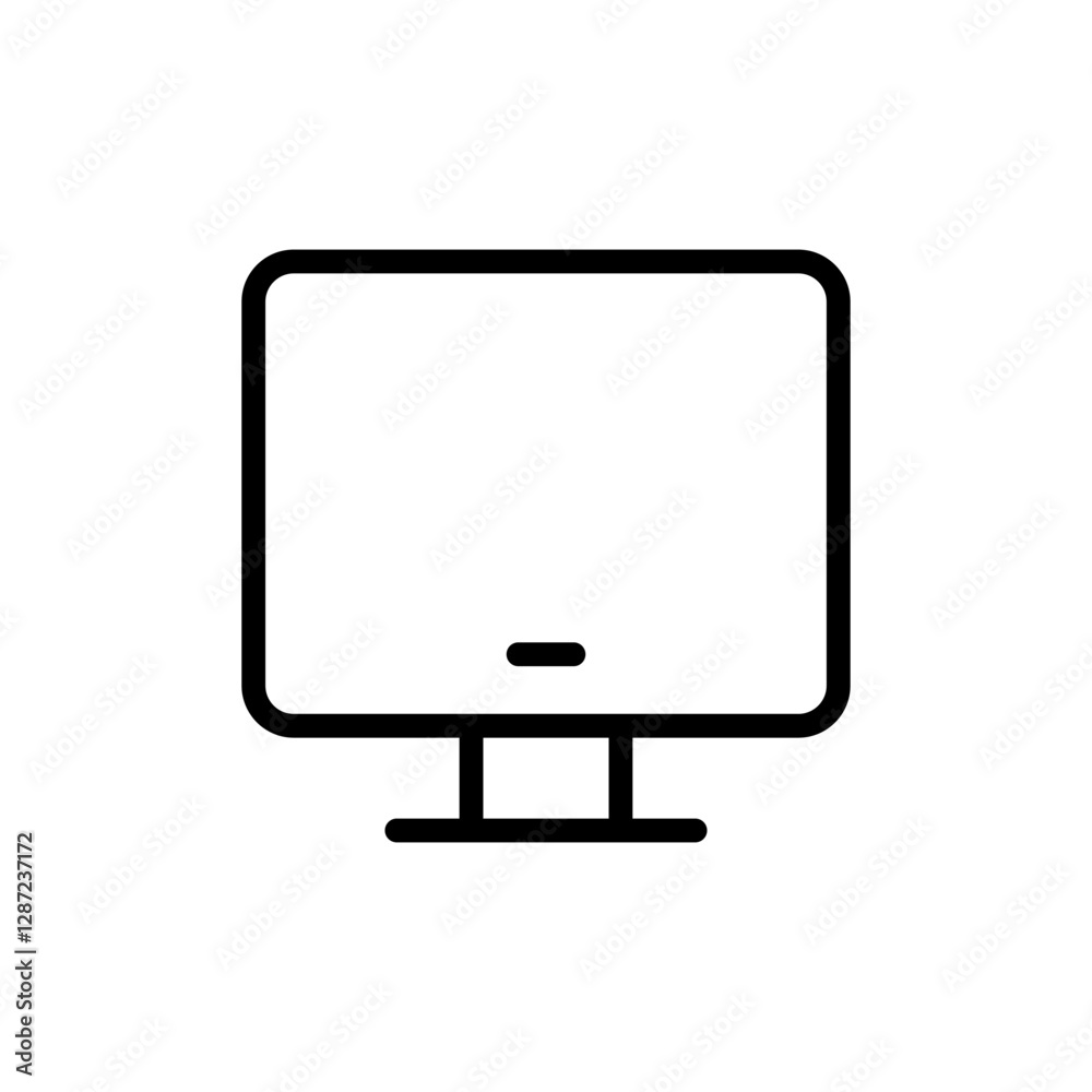Computer icon vector illustration. computer monitor sign and symbol Computer icon vector illustration. computer monitor sign and symbol