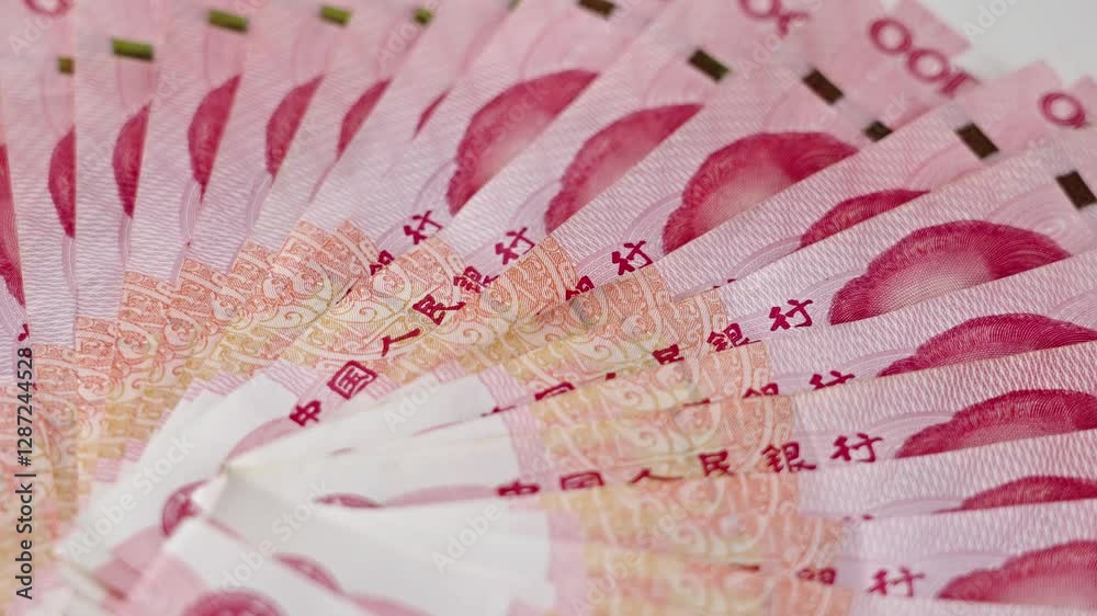 RMB banknotes Chinese yuan money