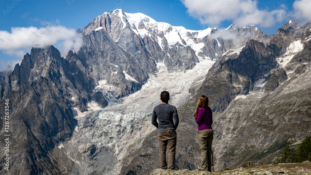 Fototapeta premium Tour du Mont Blanc