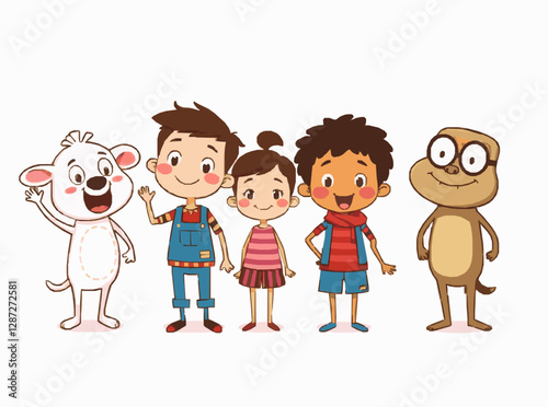Cute and Quirky Characters for Kids' Storybooks