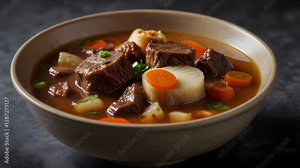 Hearty Oxtail Soup with Carrots and Potatoes Hearty Oxtail Soup with Carrots and Potatoes
