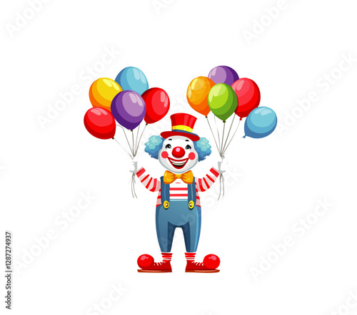 Clown with balloons