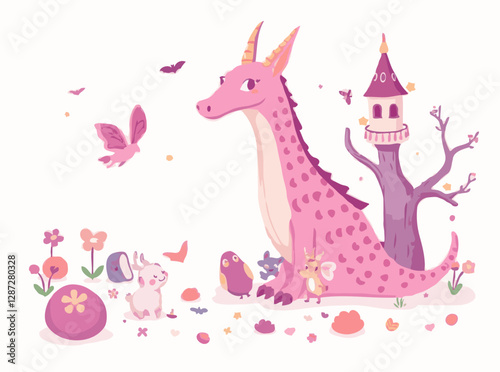 Whimsical Creatures and Magical Scenes