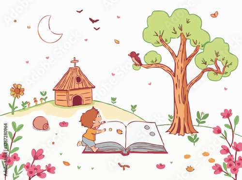 Imaginative Storybook Illustrations for Kids