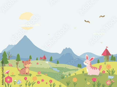 Adorable Creatures and Fantasy Landscapes