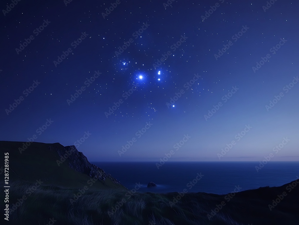 Starry Night Coastal View Starry Night Coastal View