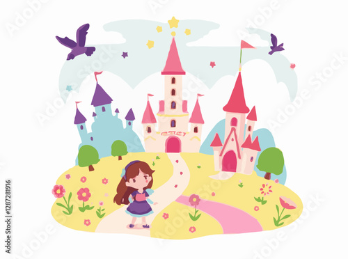 Magical Kingdoms and Cute Characters for Kids