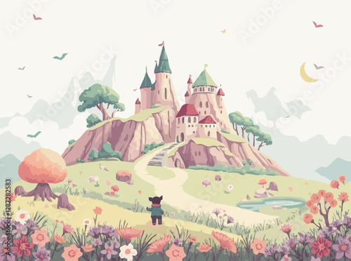 Magical Fantasy Landscapes for Children's Storybooks