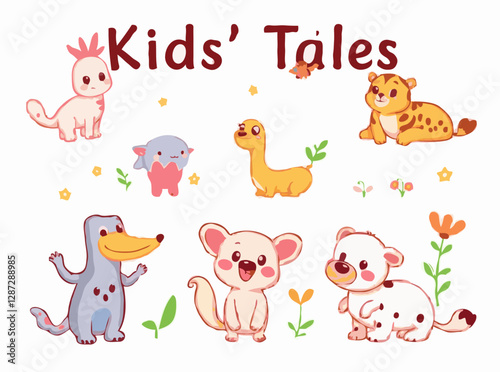 Adorable Creatures and Characters for Kids' Tales