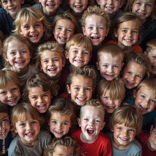 The smiles of children