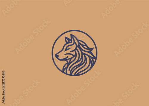 A mystical wolf under a glowing moon, symbolizing intuition, mystery, and night power