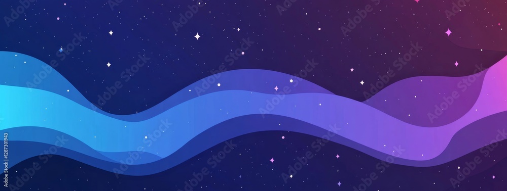 Cosmic wave abstract background design Cosmic wave abstract background design