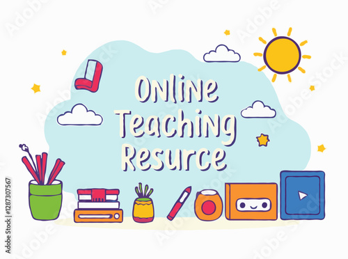 Vibrant Graphics for Online Teaching Resources
